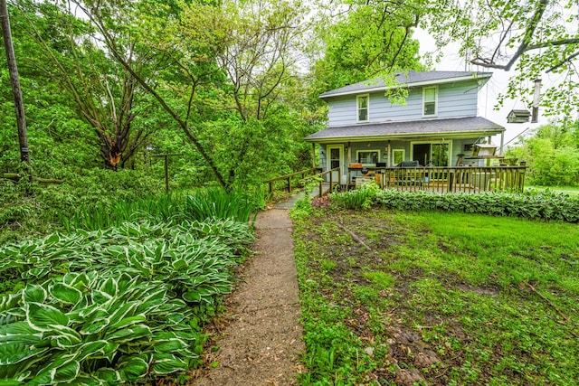 8324 Hagar Shore Rd, Watervliet, MI 49098 - view of rear view of property