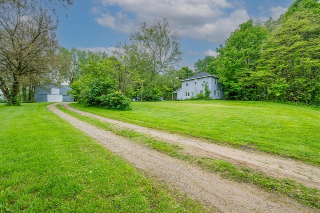 8324 Hagar Shore Rd, Watervliet, MI 49098 - view of grassy yard with driveway
