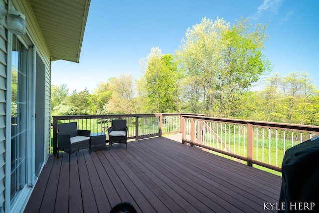 8718 Little Bend Ct, Middleville, MI 49333 - view of deck