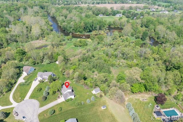 8718 Little Bend Ct, Middleville, MI 49333 - aerial view of property's location featuring a large body of water