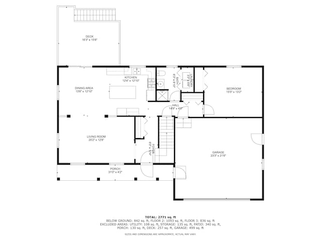 8718 Little Bend Ct, Middleville, MI 49333 - property floor plan