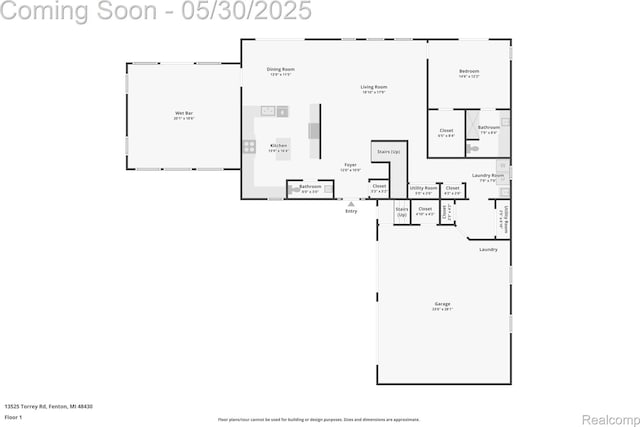 13525 Torrey Rd, Fenton, MI 48430 - property floor plan