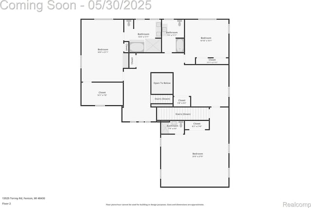 13525 Torrey Rd, Fenton, MI 48430 - room layout