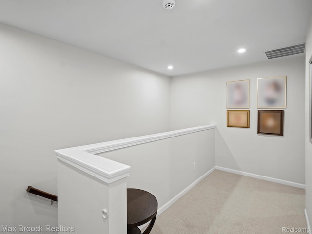 764 Hummingbird Dr, Rochester, MI 48307 - unfurnished office with carpet floors, baseboards, and recessed lighting