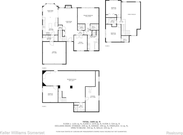 18615 Andrew Ln, New Boston, MI 48164 - home floor plan