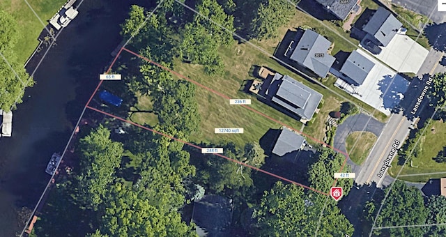 3063 Lansdowne Rd, Waterford, MI 48329 - map of property location featuring property boundaries highlighted
