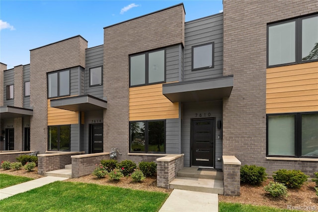 7614 Kipling Unit 15, Detroit, MI 48206 - view of front of property with brick siding