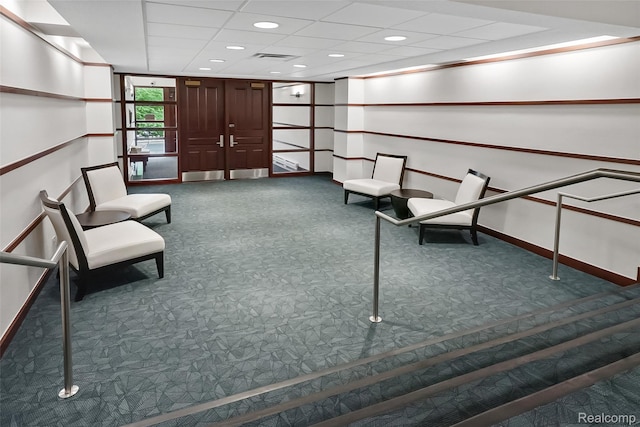 1050 Wall St Unit 8F, Ann Arbor, MI 48105 - community lobby with recessed lighting
