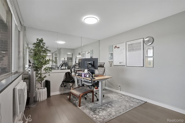 1050 Wall St Unit 8F, Ann Arbor, MI 48105 - office space with wood finished floors and baseboards