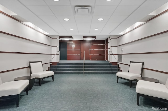 1050 Wall St Unit 8F, Ann Arbor, MI 48105 - community lobby with recessed lighting