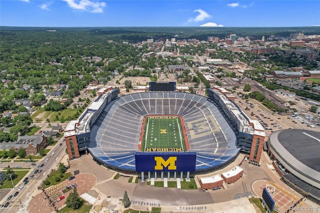 1050 Wall St Unit 8F, Ann Arbor, MI 48105 - aerial overview of property's location