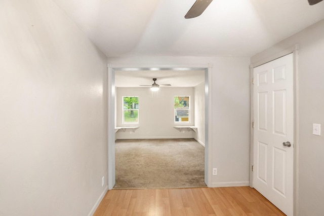 4958 Juniper Rdg, Newaygo, MI 49337 - hallway featuring light wood finished floors and baseboards