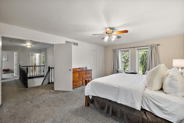 4047 Ramsgate Ct, Ann Arbor, MI 48103 - carpeted bedroom with a ceiling fan