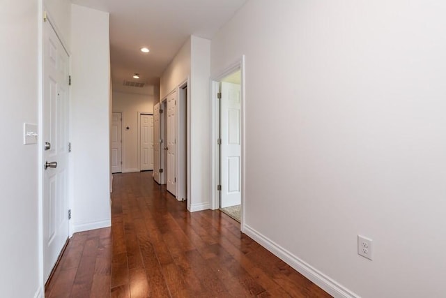 1732 Peachtree Path Unit 4, Stevensville, MI 49127 - hall featuring wood finished floors, recessed lighting, and baseboards