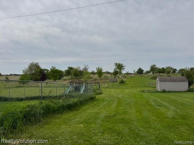 5736 Burnside Rd, North Branch, MI 48461 - view of yard with a rural view