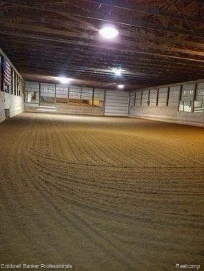 5240 Thomas Rd, Metamora, MI 48455 - view of indoor horse riding arena