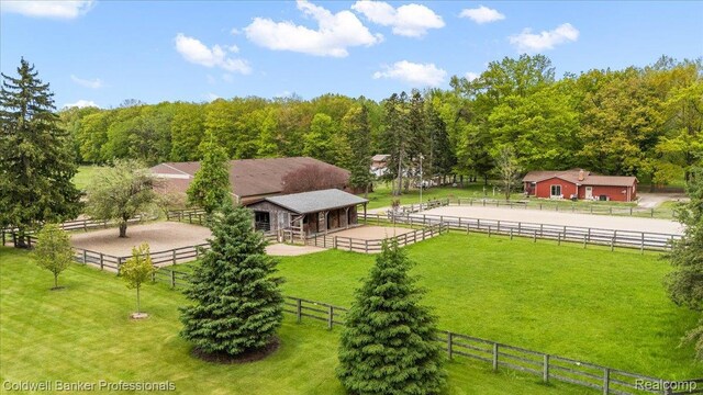 5240 Thomas Rd, Metamora, MI 48455 - view of rural area with a forest
