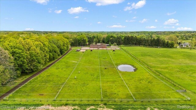 5240 Thomas Rd, Metamora, MI 48455 - drone / aerial view of a forest