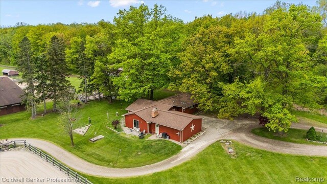 5240 Thomas Rd, Metamora, MI 48455 - aerial view of property and surrounding area