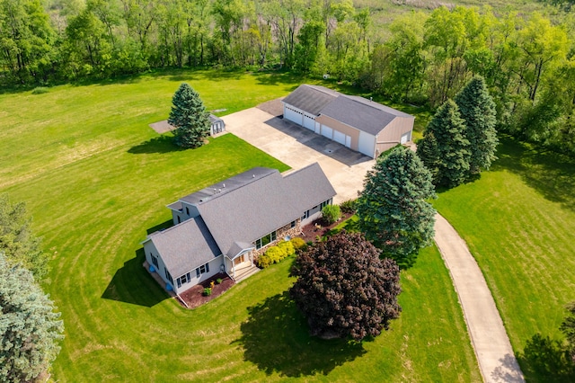 8300 W X Ave, Schoolcraft, MI 49087 - aerial view of property and surrounding area