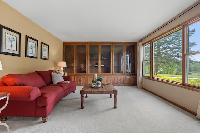 8300 W X Ave, Schoolcraft, MI 49087 - living area featuring light colored carpet and baseboards