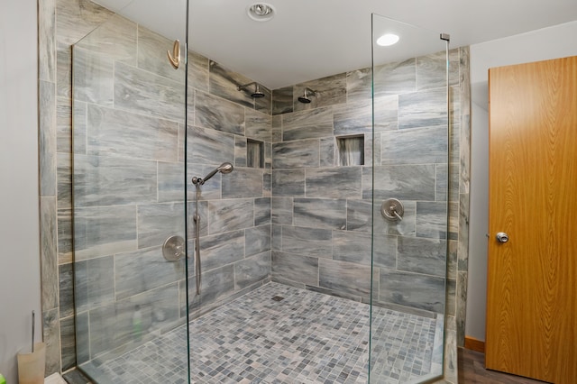8300 W X Ave, Schoolcraft, MI 49087 - bathroom with a stall shower and recessed lighting