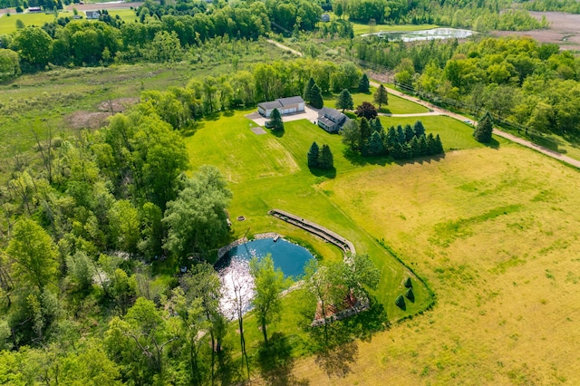 8300 W X Ave, Schoolcraft, MI 49087 - aerial view of sparsely populated area with a nearby body of water