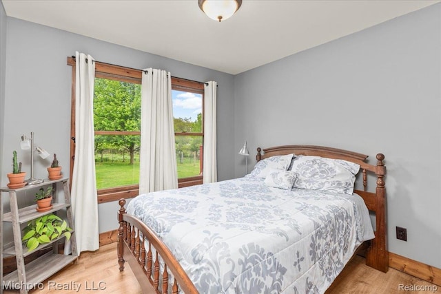 3434 Brown City Rd, Imlay City, MI 48444 - bedroom with wood finished floors and baseboards