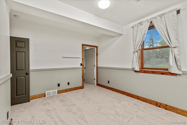 3434 Brown City Rd, Imlay City, MI 48444 - carpeted spare room featuring baseboards and a smoke detector