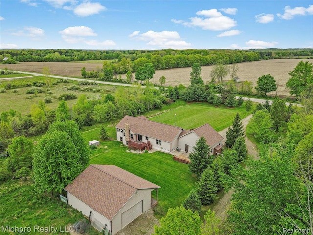 3434 Brown City Rd, Imlay City, MI 48444 - overview of rural landscape