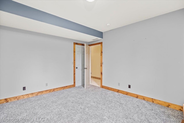 3434 Brown City Rd, Imlay City, MI 48444 - unfurnished room featuring carpet floors and baseboards
