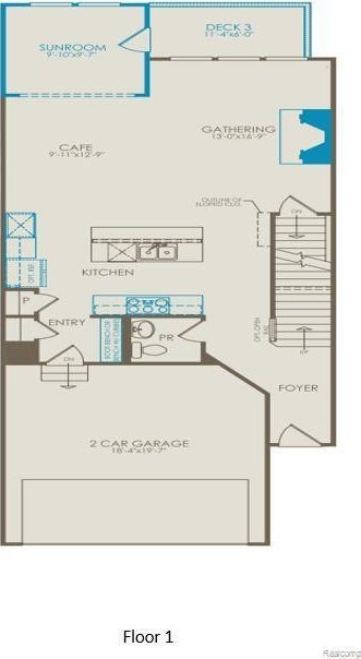 4060 Nottingham Cir, Clarkston, MI 48346 - floor plan / room layout