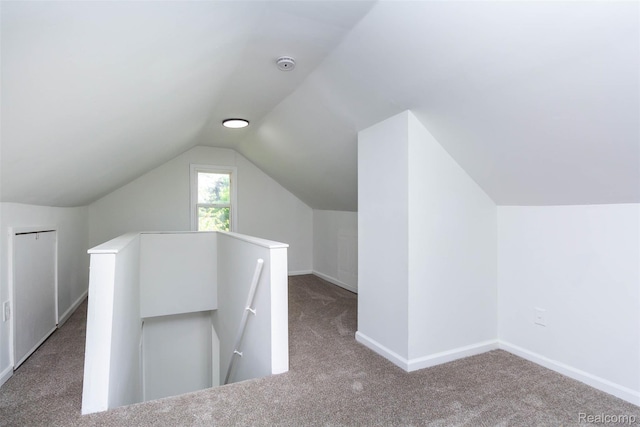 8713 Hupp Ave, Warren, MI 48089 - bonus room with carpet flooring, lofted ceiling, and baseboards