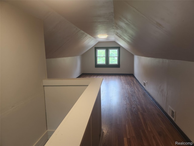 428 E Milton Ave, Hazel Park, MI 48030 - bonus room with dark wood-type flooring and lofted ceiling