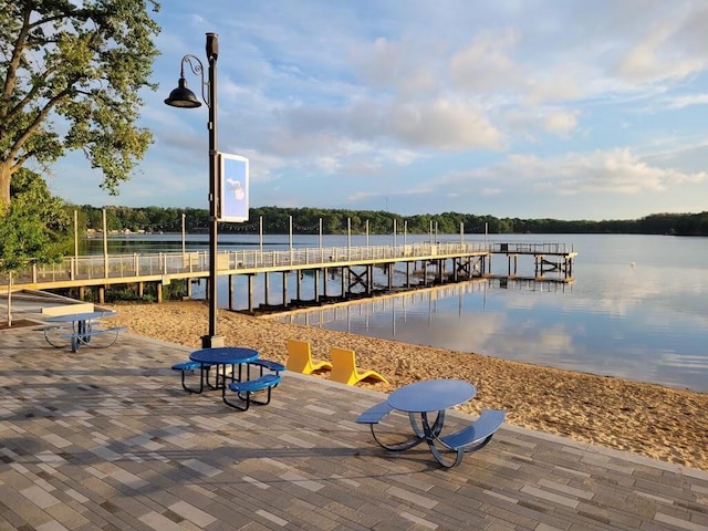 110 N O Keefe St, Cassopolis, MI 49031 - dock featuring a water view