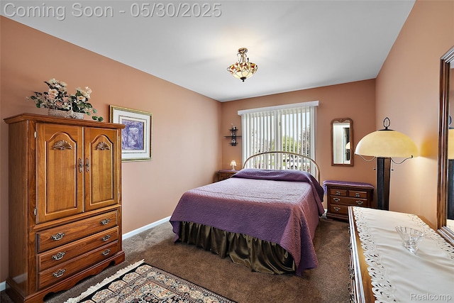 16106 Nathan Dr, Macomb, MI 48044 - bedroom with dark colored carpet and baseboards