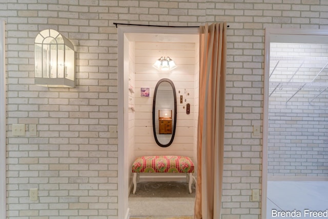 7561 Wiczer Dr, Whitehall, MI 49461 - detailed view of brick siding
