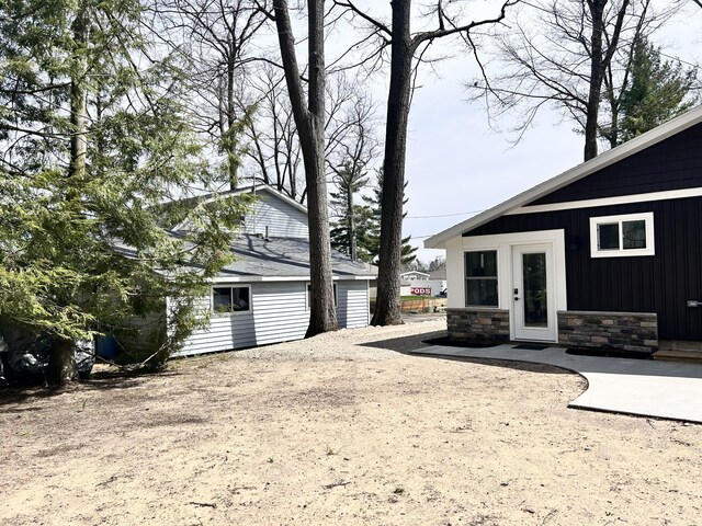 855 W Locust St, White Cloud, MI 49349 - view of yard