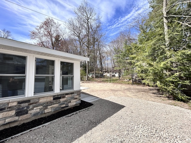 855 W Locust St, White Cloud, MI 49349 - view of yard