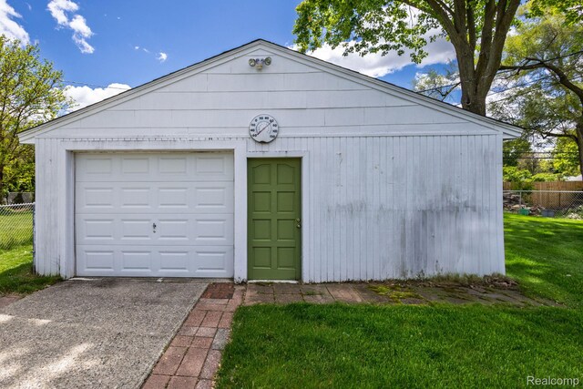 2500 Howe St, Shelby, MI 48317 - garage featuring driveway