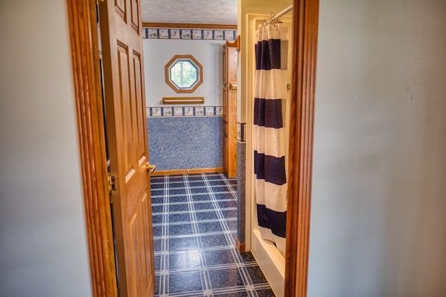 270 E Southern Rd, Coldwater, MI 49036 - full bathroom with tile patterned floors and a textured ceiling