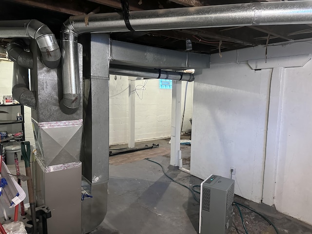 406 S Elm Ave, Jackson, MI 49203 - view of unfinished basement
