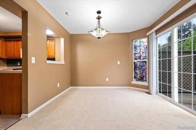 4632 Hunters Cir W, Canton, MI 48188 - spare room featuring baseboards and light colored carpet