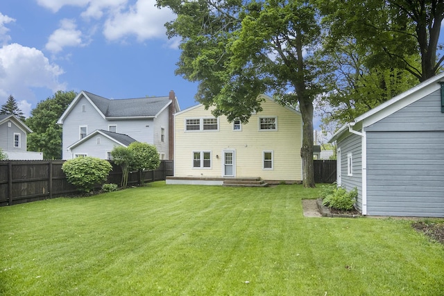 647 Church St, Grass Lake, MI 49240 - view of rear view of property