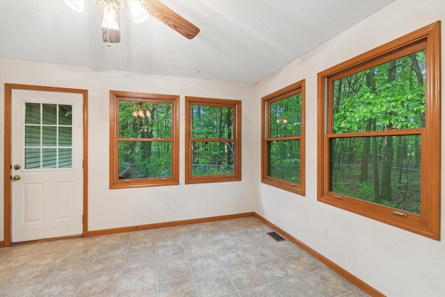 37965 County Road 388, Gobles, MI 49055 - view of unfurnished sunroom