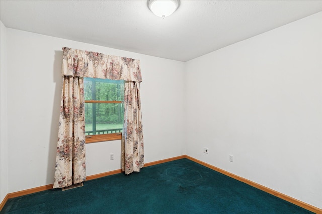 37965 County Road 388, Gobles, MI 49055 - spare room with baseboards and dark colored carpet