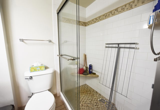 555 E William St Unit 21E, Ann Arbor, MI 48104 - bathroom with toilet and a shower stall