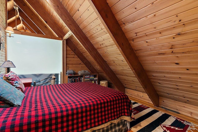 5765 Wildwood Dr, Bridgman, MI 49106 - bedroom with wooden ceiling