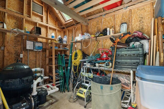 5765 Wildwood Dr, Bridgman, MI 49106 - storage featuring a skylight