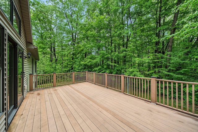 64711 Shorewood Ln, Cassopolis, MI 49031 - view of wooden deck
